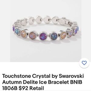 Touchdown crystal. Autumn delite ice bracelet. New in box